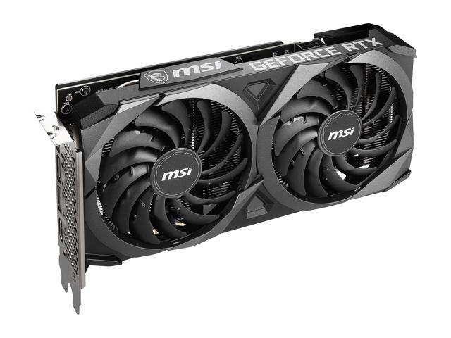 MSI Ventus GeForce RTX 3060 12GB GDDR6 PCI Express 4.0 Video Card RTX 3060  Ventus 2X 12G OC