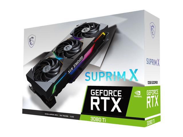 Used - Like New: MSI Suprim GeForce RTX 3080 Ti Video Card RTX 