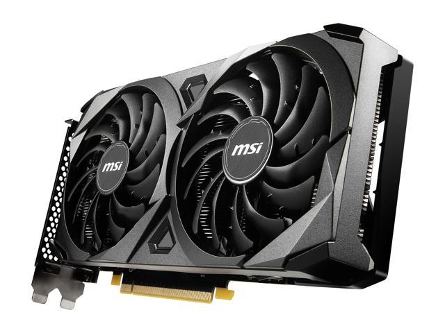 MSI Ventus GeForce RTX 3060 Ti 8GB GDDR6 PCI Express 4.0 Video Card RTX  3060 Ti VENTUS 2X 8G OCV1 LHR