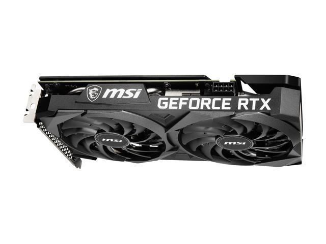 MSI Ventus GeForce RTX 3060 Ti 8GB GDDR6 PCI Express 4.0 Video Card RTX  3060 Ti VENTUS 2X 8G OCV1 LHR