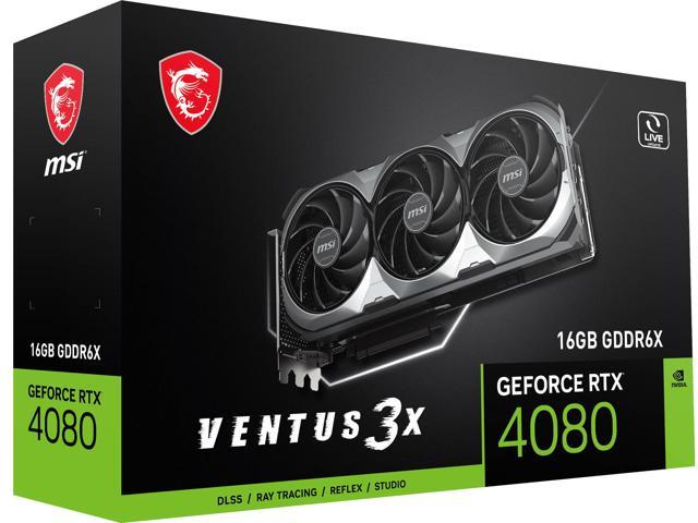 Placa de Vídeo MSI RTX 4080 Ventus 3X OC 16Gb 256Bits GDDR6X PCI-E -  912-V511-044 - 5874