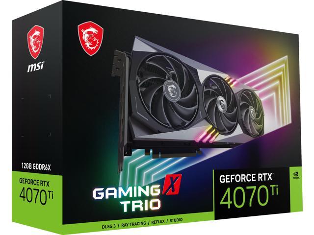 MSI RTX 4070 Ti Graphics Card with 12GB DDR6 | Newegg.com - Newegg.com