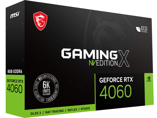  MSI GeForce RTX 4060 Gaming X 8G Graphics Card - NVIDIA RTX 4060,  8 GB GDDR6 Memory, 17 Gbps, PCIe 4.0, Twin Frozr 9, RGB, DLSS3 : Electronics