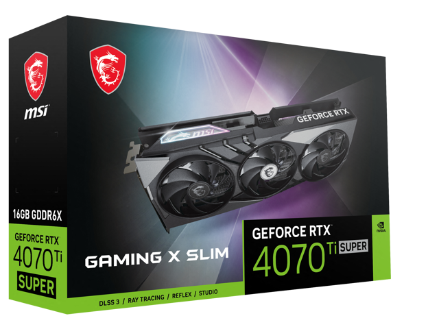 MSI Gaming GeForce RTX 4070 Ti SUPER 16GB GDDR6X PCI