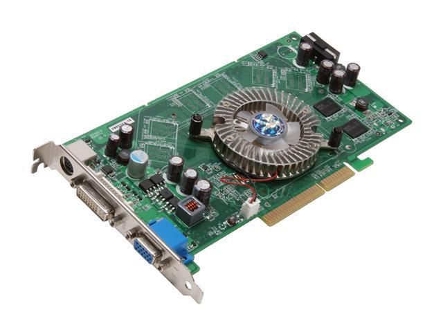BIOSTAR GeForce 6800XT 128MB GDDR2 AGP 4X/8X Video Card V6802XA16