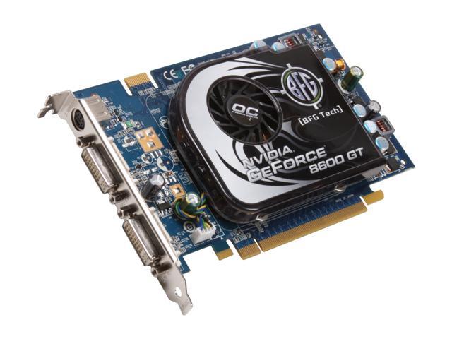 BFG Tech GeForce 8600 GT 512MB GDDR3 PCI Express x16 SLI Support Video Card BFGE86512GTOCFE