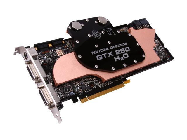 BFG Tech GeForce GTX 280 1GB GDDR3 PCI Express 2.0 x16 SLI Support Video Card BFGEGTX2801024H2OWE