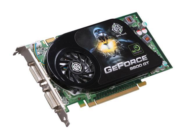 BFG Tech GeForce 9800 GT 512MB GDDR3 PCI Express 2.0 x16 SLI Support Video Card BFGE98512GTGE
