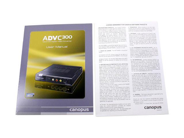 Canopus / Grass Valley Professional-quality Bidirectional Analog