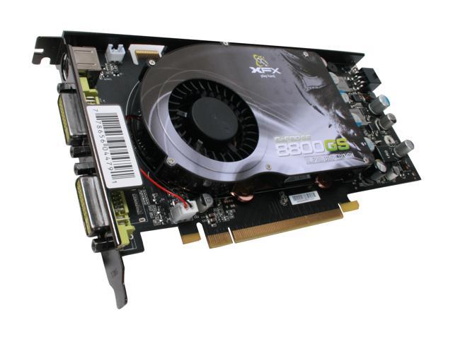 XFX GeForce 8800 GS 384MB GDDR3 PCI Express 2.0 x16 SLI Support Video Card PVT88SFDF4