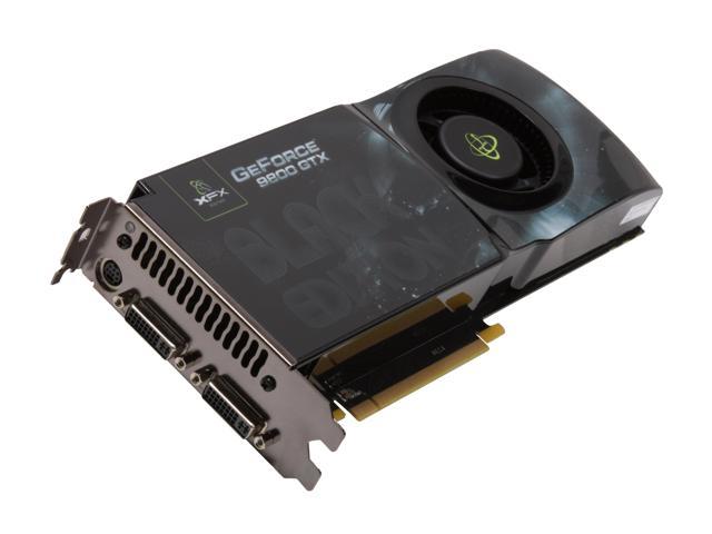 XFX PVT98FYDBU GeForce 9800 GTX Black Edition 512MB 256-bit GDDR3 PCI Express 2.0 x16 HDCP Ready SLI Supported Video Card