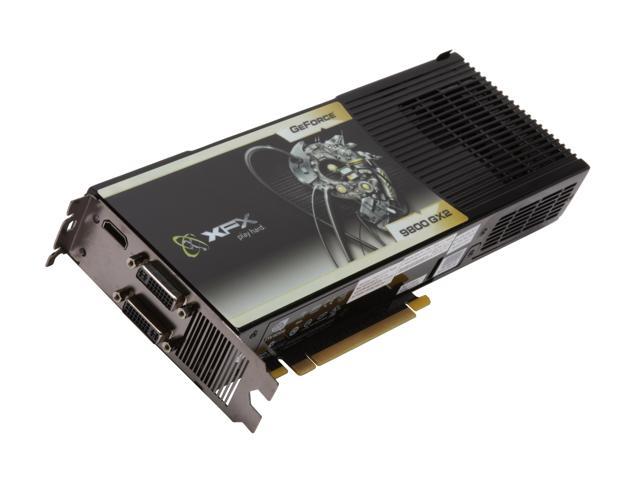 XFX GeForce 9800 GX2 1GB GDDR3 PCI Express 2.0 x16 SLI Support Video Card PVT98UZHDU