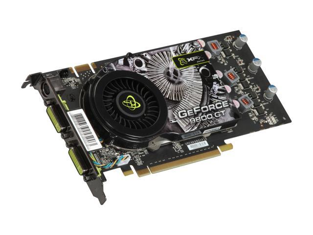 XFX GeForce 9800 GT 512MB GDDR3 PCI Express 2.0 x16 SLI Support Video Card PVT98GYDLH