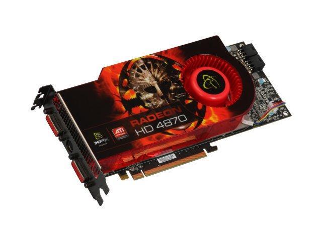 XFX Radeon HD 4870 512MB GDDR5 PCI Express 2.0 x16 CrossFireX Support Video Card HD-487A-YHFC