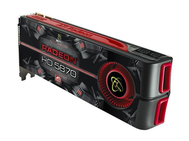 Xfx Hd 587a Znf9 Radeon Hd 5870 Cypress Xt 1gb 256 Bit Gddr5 Pci Express 20 X16 Hdcp Ready