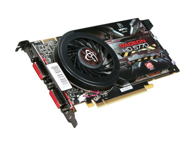 XFX Radeon HD 5770 1GB DDR5 PCI Express 2.1 x16 CrossFireX Support Video Card with Eyefinity HD-577X-ZMF3
