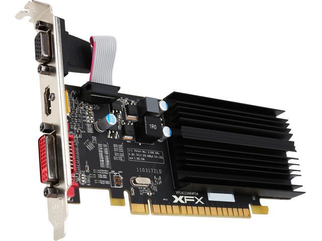 XFX HD 5000 Radeon HD 5450 DirectX 11 HD-545X-ZQH2 1GB 64-Bit DDR3 PCI