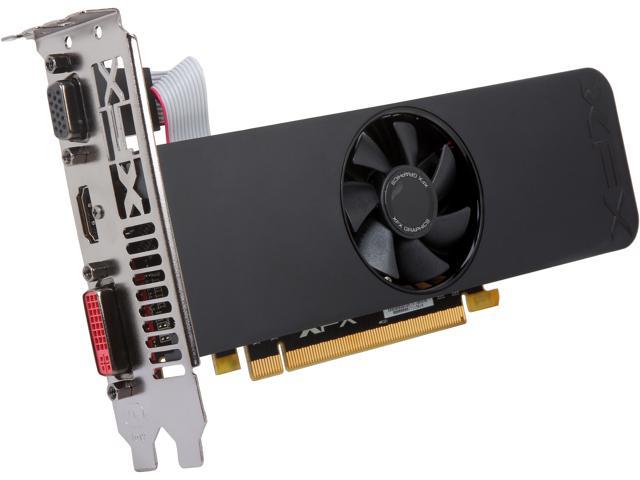 XFX Core Edition Radeon R7 240 4GB DDR3 PCI Express 3.0 CrossFireX Support Low Profile Ready Video Card R7-240A-ELF4