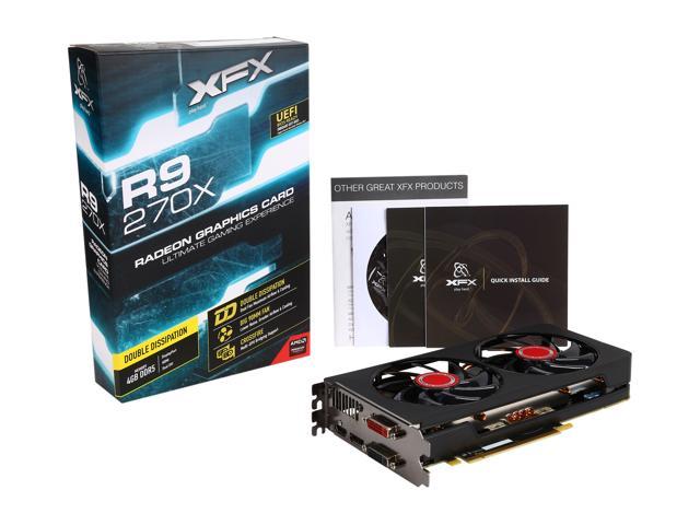 Xfx Radeon R9 270x Double Dissipation Edition Video Card R9 270x Edj4