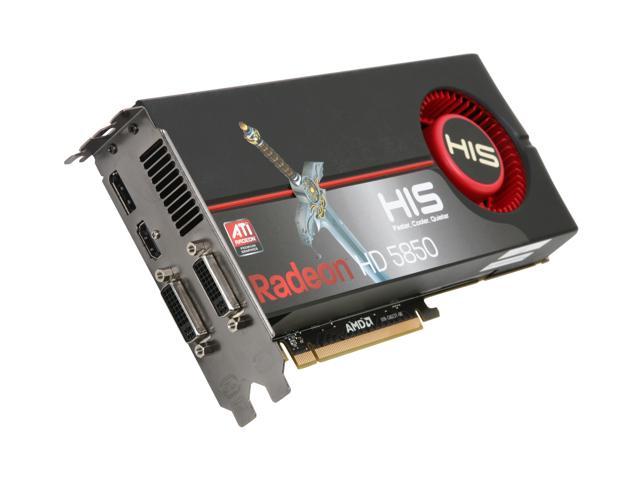 HIS H585F1GDG Radeon HD 5850 (Cypress Pro) 1GB 256-bit GDDR5 PCI Express 2.0 x16 HDCP Ready CrossFire Supported Video Card w/ATI Eyefinity