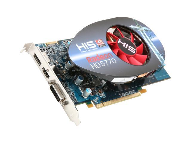 HIS Radeon HD 5770 1GB GDDR5 PCI Express 2.0 x16 CrossFireX Support Video Card H577FM1GD