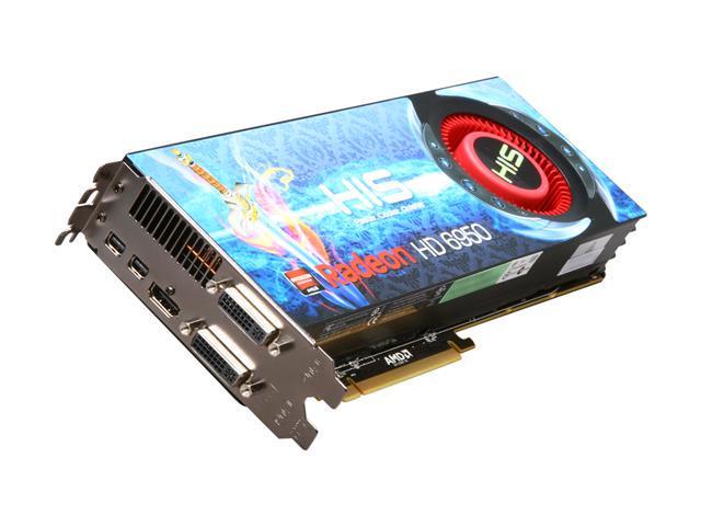 HIS Radeon HD 6950 2GB GDDR5 PCI Express 2.1 x16 CrossFireX Support Video Card with Eyefinity H695F2G2M