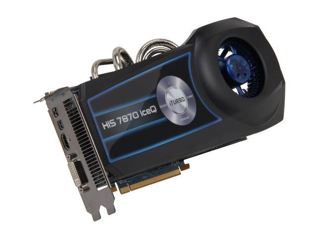 HIS IceQ Radeon HD 7870 GHz Edition 2GB GDDR5 PCI Express 3.0 x16 CrossFireX Support Video Card H787Q2G2M