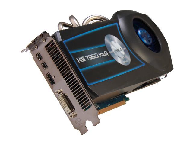 HIS IceQ Boost Clock Radeon HD 7950 3GB GDDR5 PCI Express 3.0 x16 CrossFireX Support Video Card H795QC3G2M