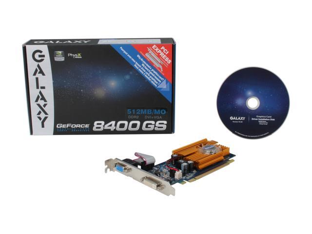 Galaxy GeForce 8400 GS Video Card 84GFE6DC2EMM - Newegg.ca