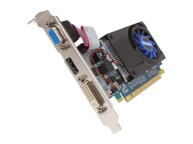 Galaxy GeForce 210 1GB DDR2 PCI Express 2.0 x16 Video Card 21GGE8HX3BMX