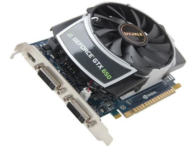 SPARKLE GeForce GTX 650 1GB GDDR5 PCI Express 3.0 OC ATX Video Card 700024 (SX650S1024KDDA)
