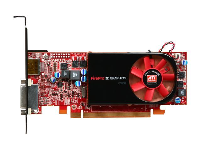 AMD FirePro V3800 100-505607 512MB 64-bit DDR3 PCI Express 2.0 x16