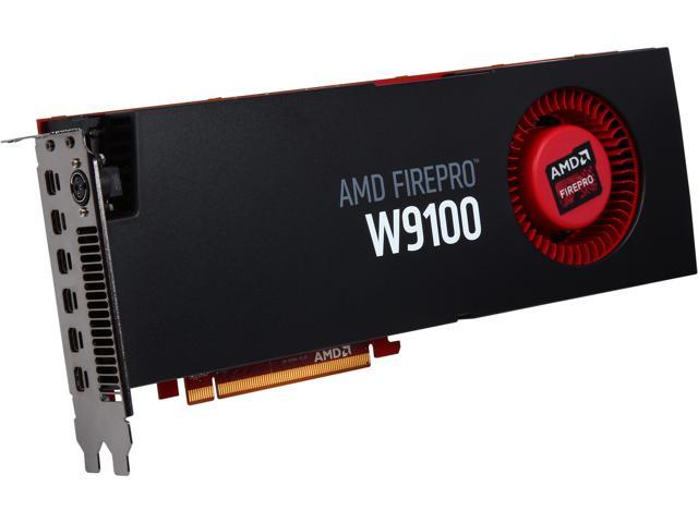 AMD FirePro W9100 100-505725 16GB 512-bit GDDR5 PCI Express 3.0 x16 CrossFire Supported Workstation Video Card