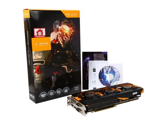 Sapphire Radeon R9 290x Tri X Oc Uefi Video Card New Edition 4l Newegg Com