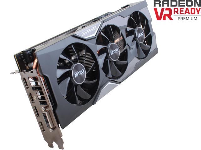 SAPPHIRE NITRO Radeon R9 Fury 4GB HBM PCI Express 3.0 x16 TRI-X OC (UEFI) Video Card 100379NTOCSR