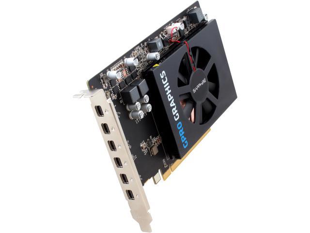 SAPPHIRE GPRO 6200 Graphics Core Next (GCN) 4GB GDDR5 PCI Express 3.0 Low Profile Video Card 32258-00-20G