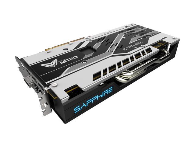 Sapphire Radeon NITRO+ RX 580 8GB GDDR5 PCI-E Dual HDMI / DVI-D / Dual DP  w/ Backplate (UEFI), 100411NT+8GL