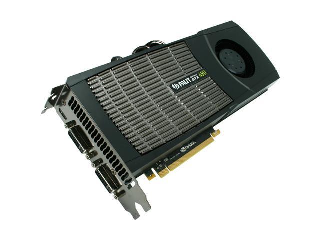 Palit GeForce GTX 480 (Fermi) 1536MB GDDR5 PCI Express 2.0 x16 SLI Support Video Card NE5TX480F09CB
