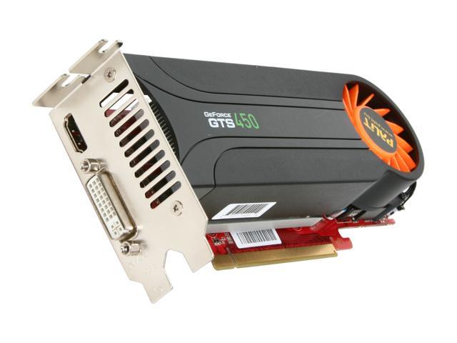 Palit GeForce GTS 450 (Fermi) 1GB GDDR5 PCI Express 2.0 x16 Low Profile Ready Video Card NE5S4500F0601