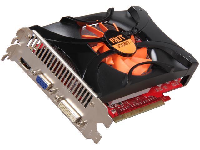 Palit GeForce GTX 550 Ti (Fermi) 1GB GDDR5 PCI Express 2.0 x16 SLI Support Video Card NE5X55T0HD09-1061F