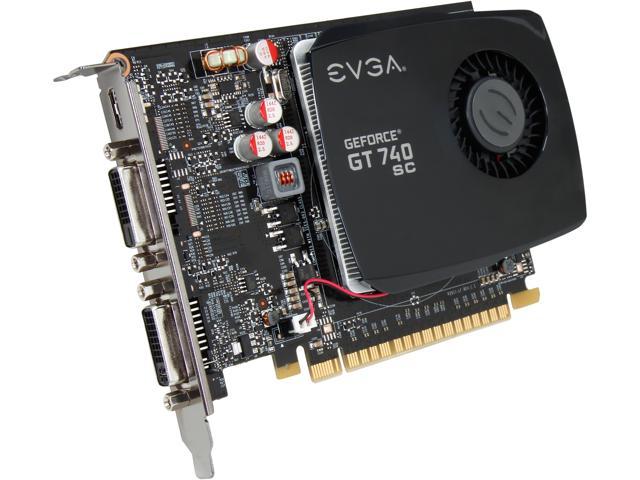 EVGA GeForce GT 740 Superclocked 4GB DDR3 PCI Express 3.0 Video Card 04G-P4-2744-KR
