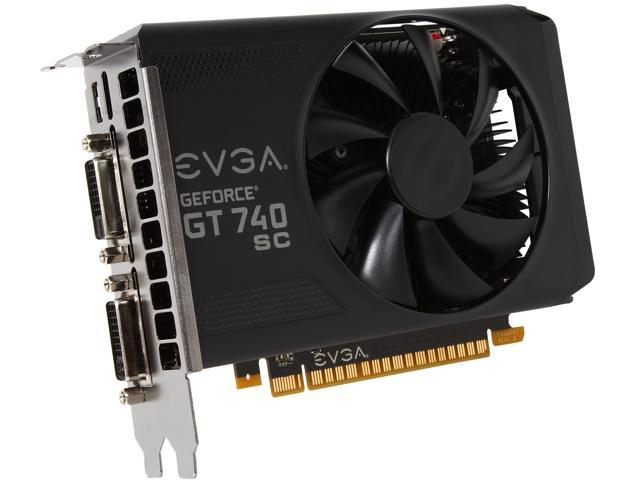 Used Very Good: EVGA GeForce GT 740 Superclocked Video Card  04G-P4-3748-KR