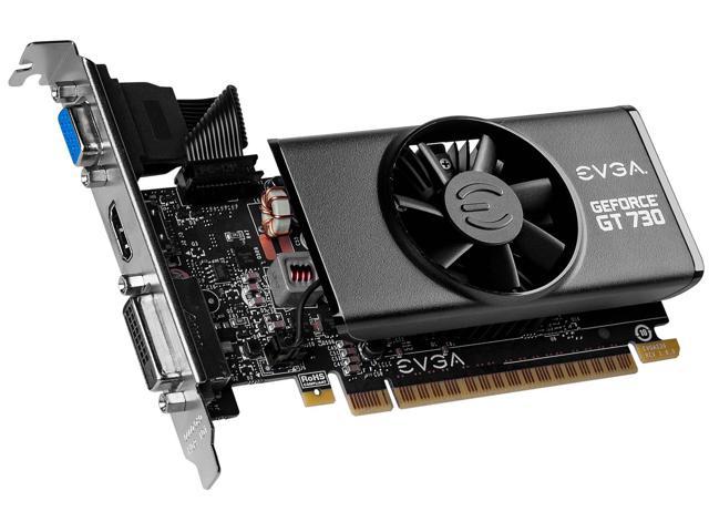 EVGA GeForce GT 730 4GB DDR3 128bit Dual DVI mHDMI Graphics Cards  04G-P3-2739-KR