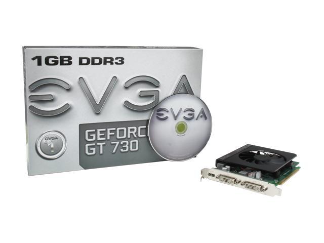 Lot of 3 Bad EVGA GeForce GT 730 2x DVI HDMI 1GB DDR3 NVIDIA 01G-P3-2731-KR