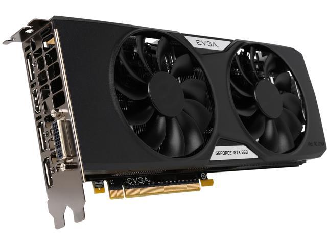 EVGA GeForce GTX 960 04G-P4-3968-KR 4GB FTW GAMING w/ACX 2.0+, Whisper Silent Cooling w/ Free Installed Backplate Graphics Card