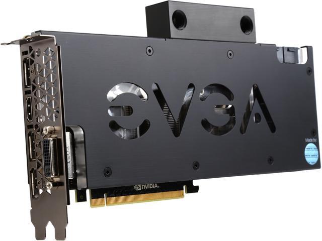 EVGA GeForce GTX TITAN X 12G-P4-2999-KR 12GB HC GAMING, Exclusive EVGA Water Block Design w/ Free Installed Backplate Graphics Card