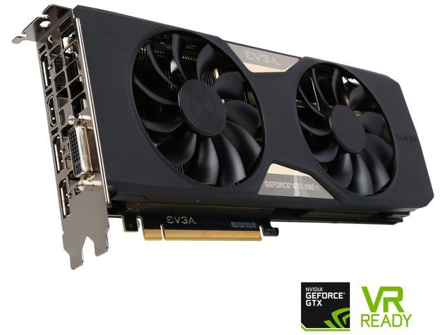 Refurbished: EVGA GeForce GTX 980 Ti FTW ACX 2.0+ Video Card 06G-P4 ...