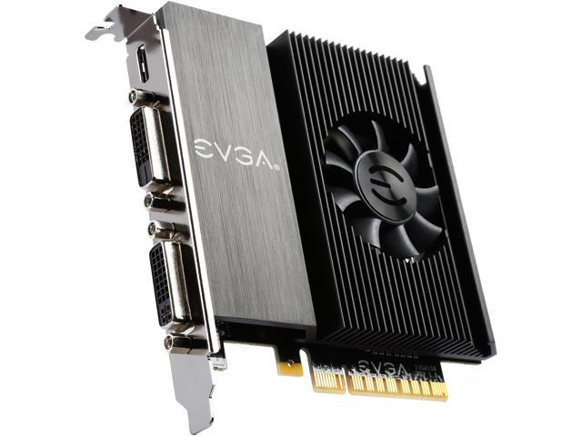 EVGA GeForce GT 710 2GB DDR3 PCI Express 2.0 Video Card 02G-P3-2717-KR