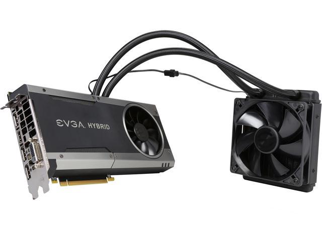 EVGA GeForce GTX 1070 FTW HYBRID GAMING, 08G-P4-6278-KR, 8GB GDDR5, RGB LED, All-In-One Watercooling with 10CM FAN, 10 Power Phases, Double BIOS, DX12 OSD Support (PXOC)