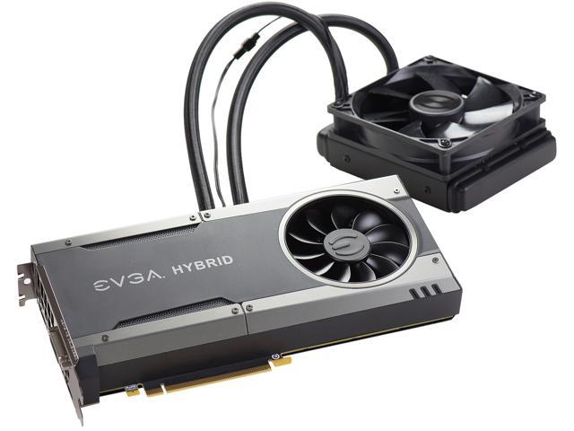EVGA GeForce GTX 1080 FTW HYBRID GAMING, 08G-P4-6288-KR, 8GB GDDR5X, RGB LED, All-In-One Watercooling with 10CM FAN, 10 Power Phases, Double BIOS, DX12 OSD Support (PXOC)